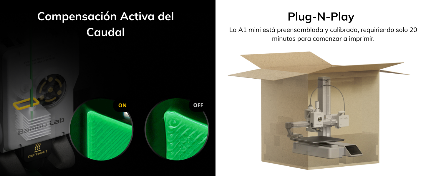 La compatibilidad con el sistema AMS Lite transforma la experiencia creativa al facilitar impresiones multicolor de manera sencilla y confiable. Gracias a la sincronización nativa con Bambu Studio y la app Bambu Handy, es posible supervisar y controlar cada proyecto a distancia, ofreciendo total flexibilidad en el flujo de trabajo. La A1 Mini representa una oportunidad única para llevar tus proyectos 3D al siguiente nivel, combinando innovación, facilidad de uso y resultados de alta calidad en un equipo listo para impulsar cualquier iniciativa creativa o profesional.